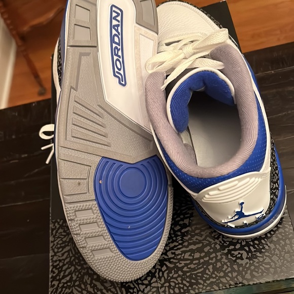Air jordan retro 3 racer blue sz.10.5 worn once - Picture 7 of 7